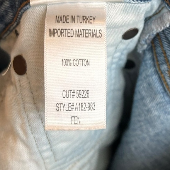 AGOLDE Fen High Rise Relaxed Tapered Jean-  Size 25 - Picture 9 of 14